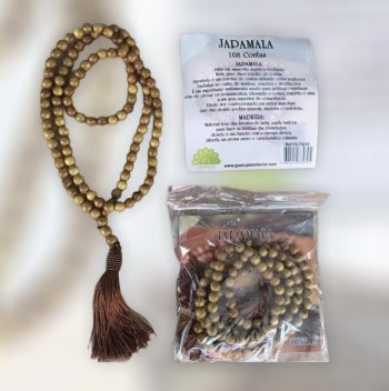 Japamala Madeira Natural 108 Contas
