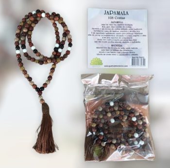 Japamala Madeira Natural 108 Contas