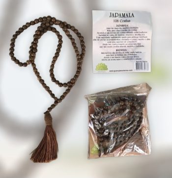 Japamala Madeira Natural 108 Contas