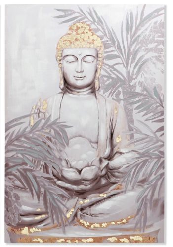 Quadro Tecido Tela Buda 80X120Cm