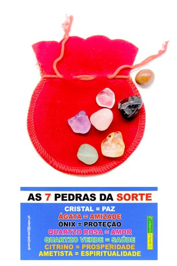 Conj 7 Pedras Sorte