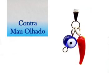 Pendente Olho Mau Olhado Telemovel Pimenta