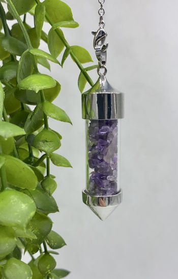 Pendulo Ametista Garrafa 5.6X1.7Cm
