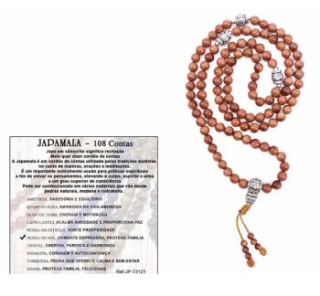 Japamala Pedra 108 Contas Pedra Do Sol