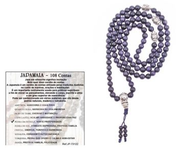Japamala Pedra 108 Contas Pedra Da Estrela