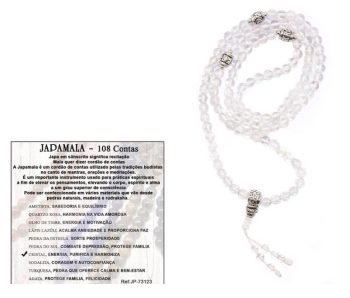 Japamala Pedra 108 Contas Cristal