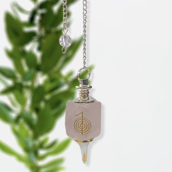 Pendulo Cho-Ku-Rei Quartz Rosa 4.5X1.8Cm