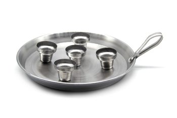 Castical Aluminio Para 5 Velas