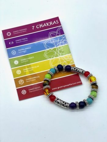 Pulseira 7 Chackras Metal