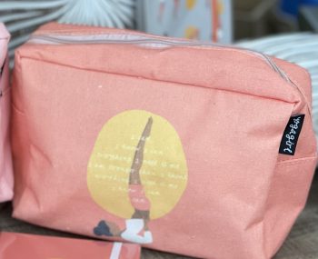 Bolsa Yoga Algodão 20X8X14Cm