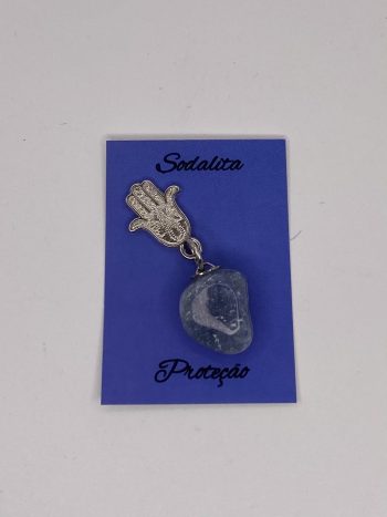 Pendente Pedra Sodalita Proteção +/-2Cm
