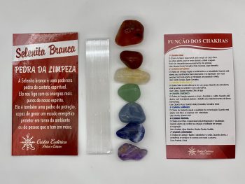 Kit Chackras Limpeza Com Selenite