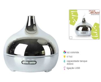 Ambientador Elétrico Prata Usb 400Ml