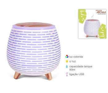 Ambientador Elétrico Lilas Usb 90Ml