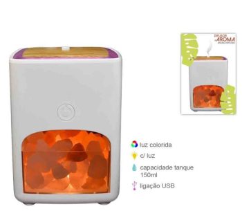 Ambientador Elétrico Sal Himalaias Usb 150Ml