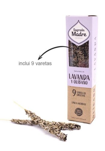 Incenso Sm Natural Lavanda/Olibano 9 Varetas