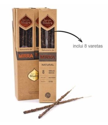 Incenso Sm Natural Mirra 8 Varetas