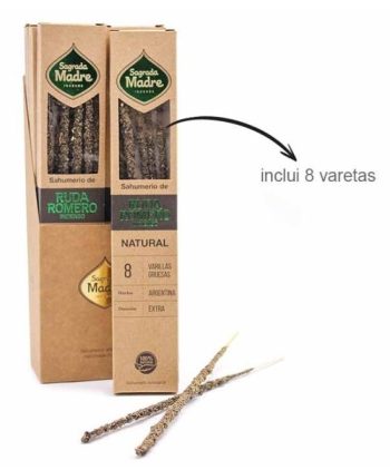 Incenso Sm Natural Arruda/Alecrim 8 Varetas