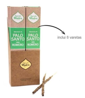 Incenso Sm Pau Santo/Alecrim 8 Varetas