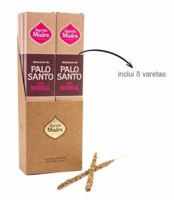 Incenso Sm Pau Santo/Mirra 8 Varetas