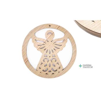 Placa Parede Anjo Mdf 50Cm