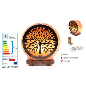 Candeeiro Sal Arvore Da Vida 4.50-5Kg