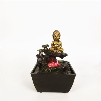 Fonte Resina Buda 13X13X19Cm