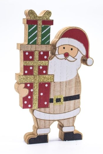 Decoração Natal Madeira 12X2X20Cm