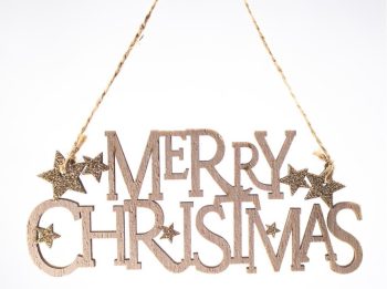 Decoração Natal Madeira 20Cm