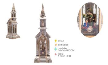 Lanterna Presépio 14X14X46Cm