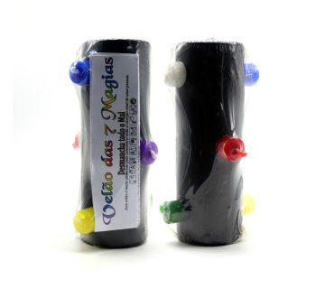 Velao Guaruja 7 Magias Preto 17X6Cm