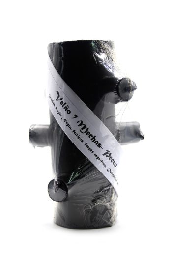 Velao Guaruja 7 Mechas Preto 16X6Cm