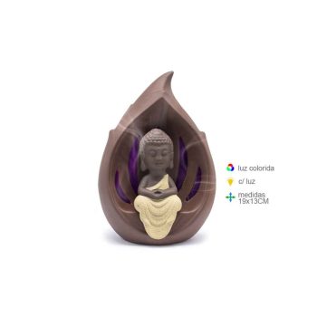 Fonte Fumo Monge Cerâmica 17X12Cm