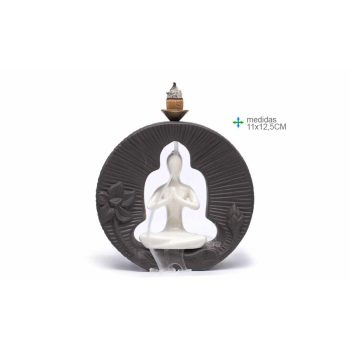 Fonte Fumo Buda Cerâmica 11X12.50Cm