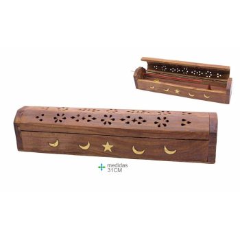 Porta Inc Estojo Lua Estrela 31Cm