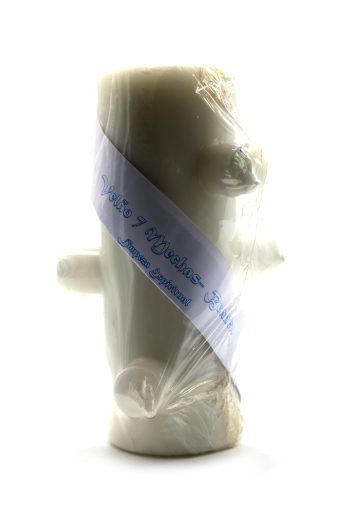 Velao Guaruja 7 Mechas Branco 16X6Cm