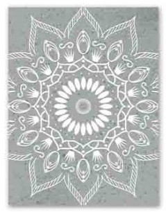 Quadro Tela Mandala 30X40Cm