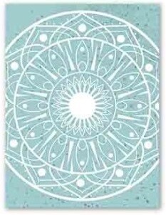 Quadro Tela Mandala 30X40Cm