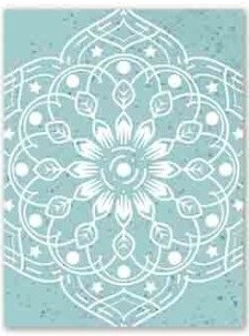 Quadro Tela Mandala 30X40Cm