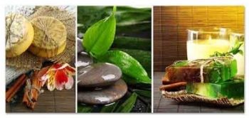 Quadro Tela Zen 40X90Cm