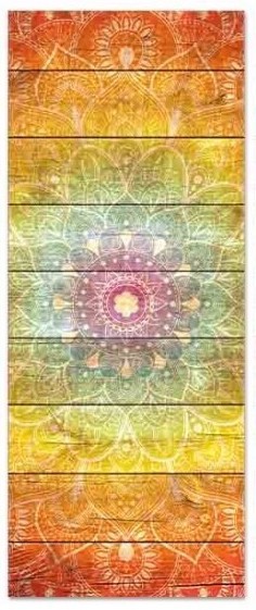 Quadro Tela Mandala 100X40Cm