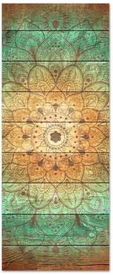 Quadro Tela Mandala 100X40Cm