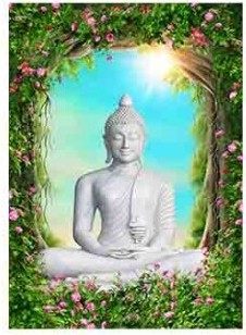 Quadro Tela Buda 70X50Cm