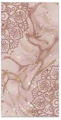 Quadro Tela Mandala 100X40Cm