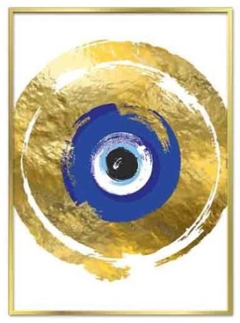 Quadro Tela Olho Turco 52X72Cm