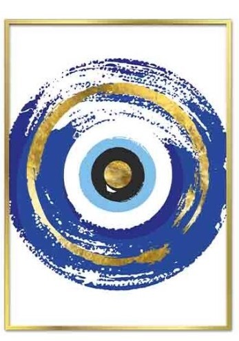 Quadro Tela Olho Turco 52X72Cm