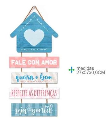 Placa Parede Mdf 27X57Cm