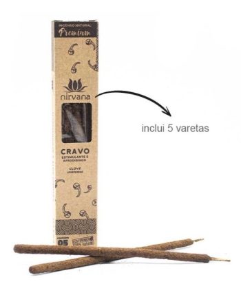Incenso Premium Nirvana Cravo Natural