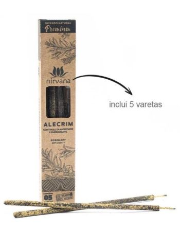 Incenso Premium Nirvana Alecrim Natural
