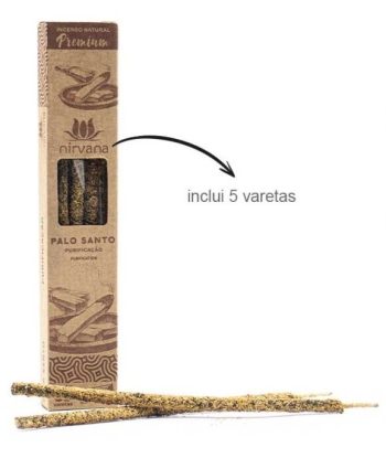 Incenso Premium Nirvana Pau Santo Natural